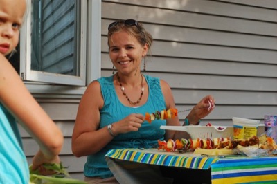 Preparing food