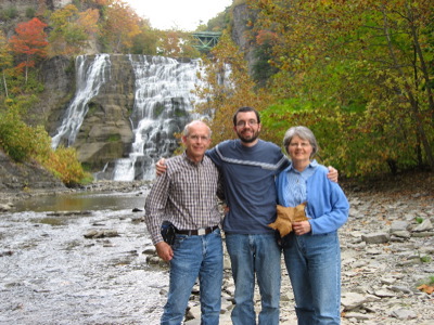 David and his Parents