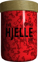The Hjelle Jar Logo, a Computer Rendering of a Jar of Jelly.